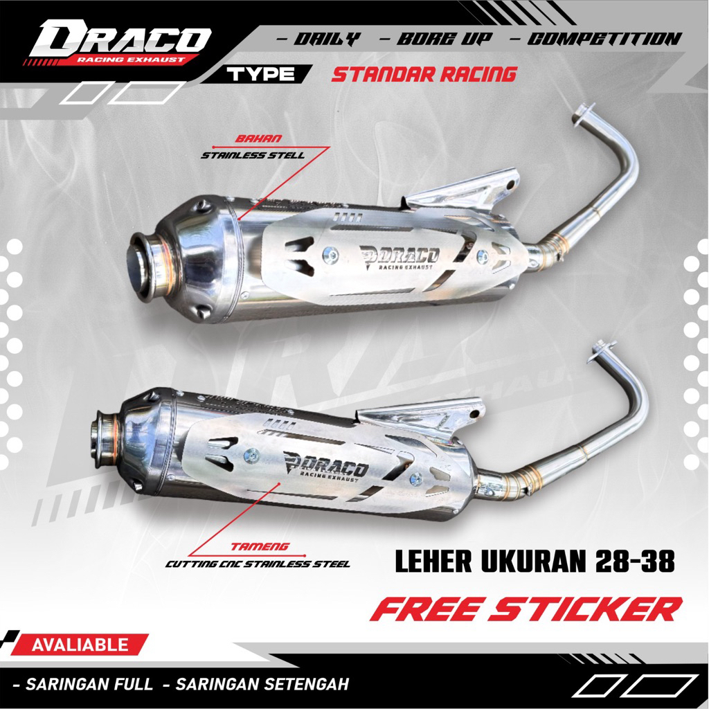 Produk Draco racing exhaust | Shopee Indonesia