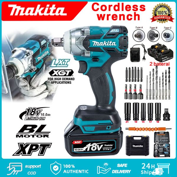 Jual Makita DTW285 Kunci Pas Tanpa Kabel Kunci Impact Elektrik