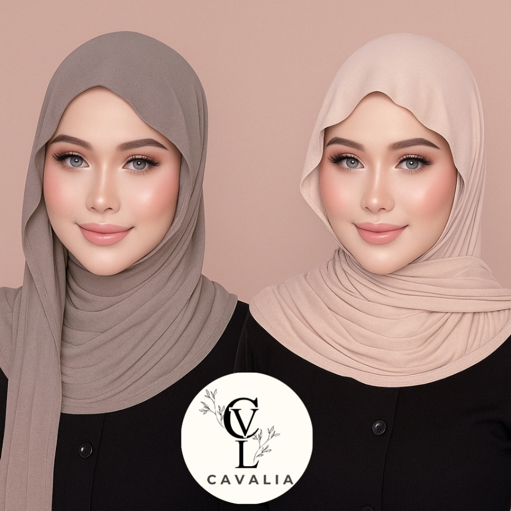 Jual Pashmina Kaos Rayon Premium Warna Polos Korean Hijab Kerudung ...