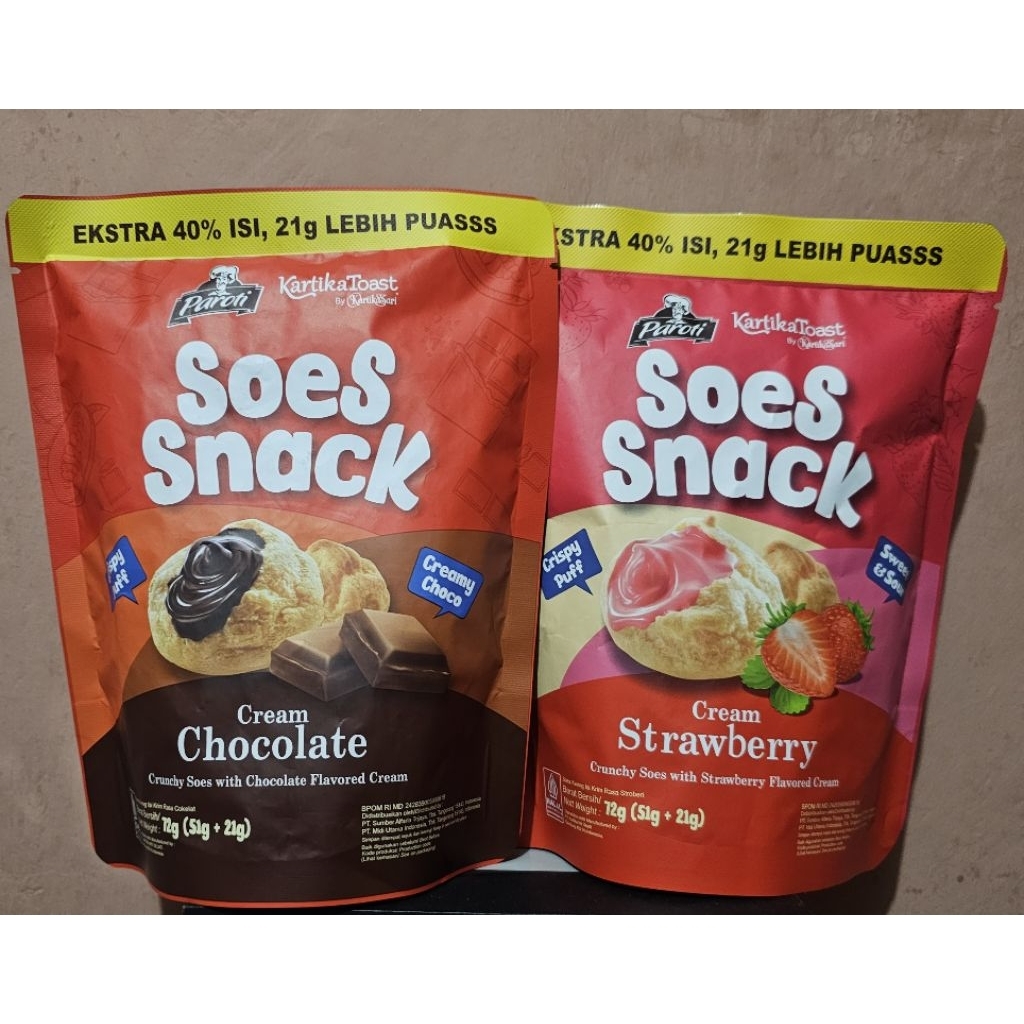 Jual Paroti Roti Soes Snack 72g Pouch | Shopee Indonesia