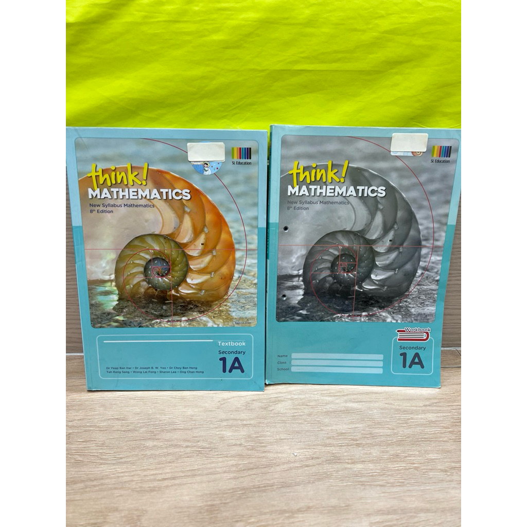 Jual Buku Bekas THINK Mathematics SMP Bilingual Textbook Workbook 1A 1B ...