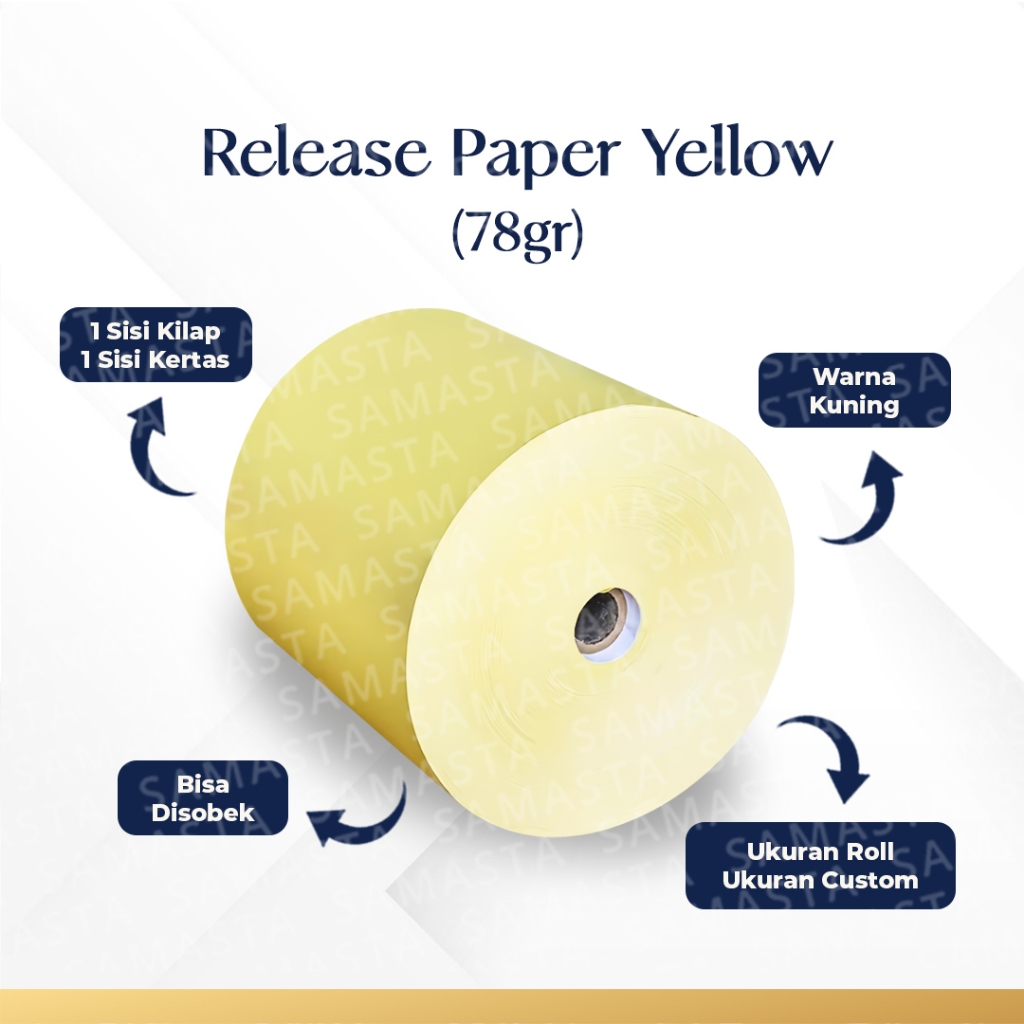 Jual Release Paper Yellow (78gr) - Bisa Disobek, Warna Kuning, Satu ...