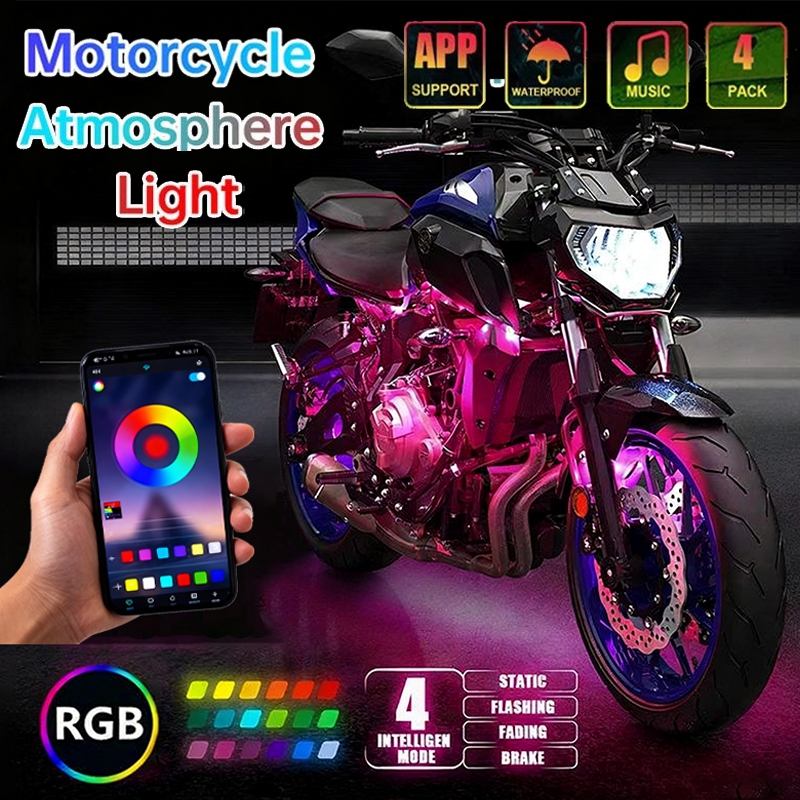 Jual 4 Pcs LED Lampu Kolong Smart RGB Apps IOS Android Universal Semua ...