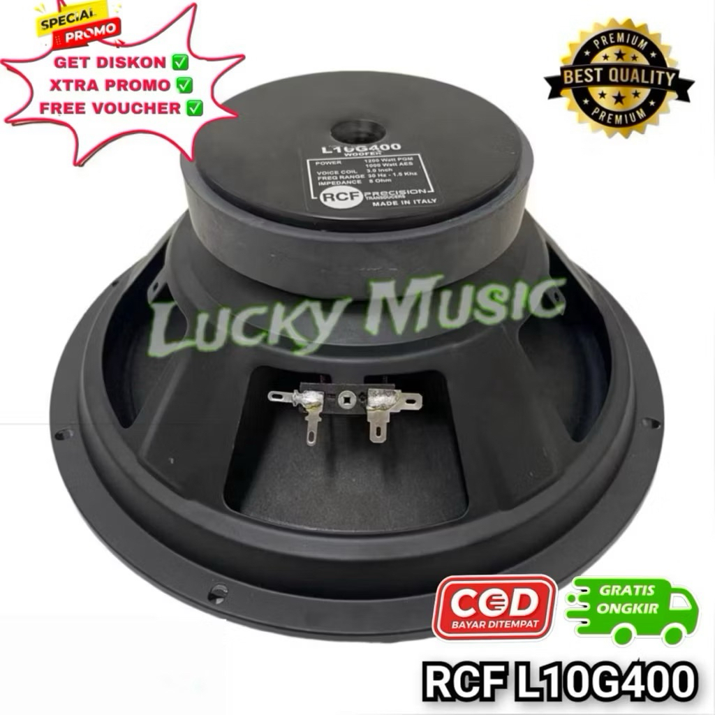 Jual KOMPONEN SPEAKER RCF L10G400 L10 G400 L 10 G400 10 INCH