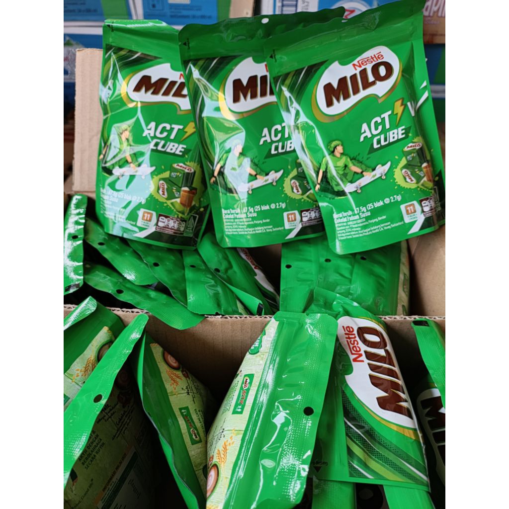 Jual Milo cube isi 25 permen susu coklat | Shopee Indonesia