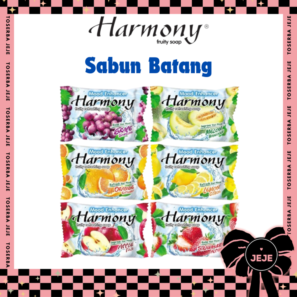 HARMONY Fruity Refreshing Soap 70gr | Sabun batang