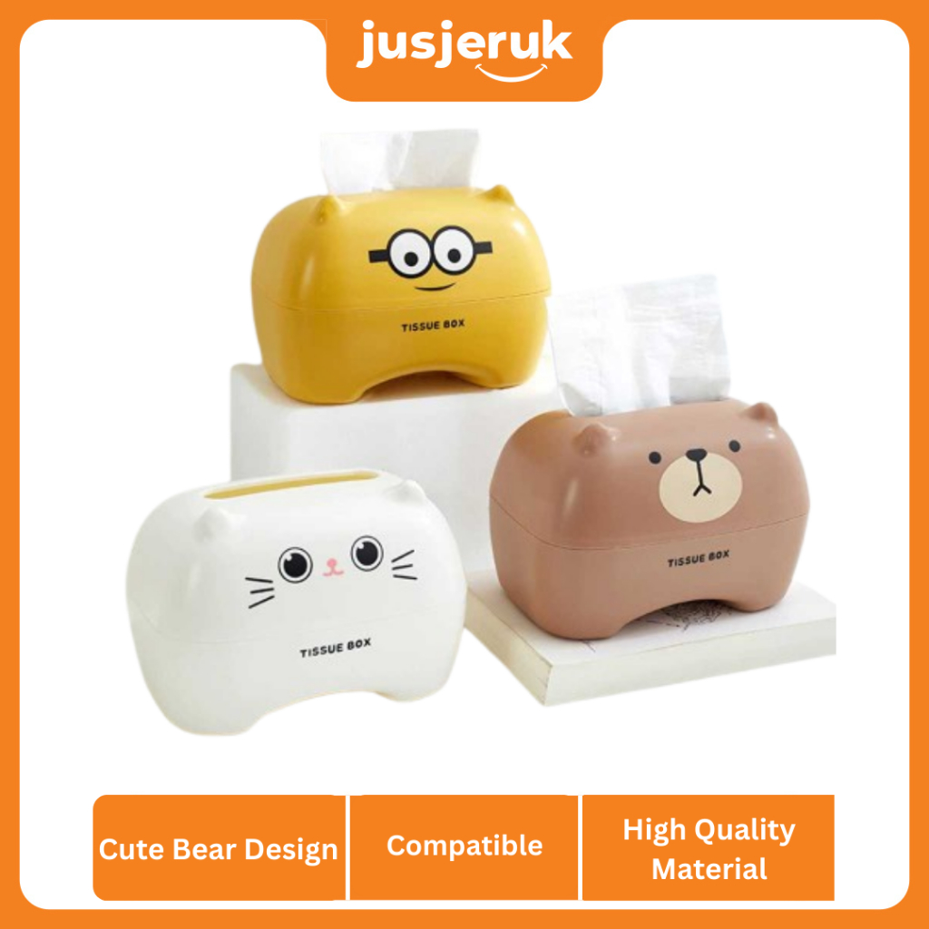 Jual JFactory Riancy Kotak Tisu Gulung Tissue Roll Box Model Bear Kotak ...