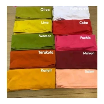 Hijab Jisoo Instan 2 In 1 Inner Instan All Size Fit To L Spandex Jersey Woven Label Fanza Hijab