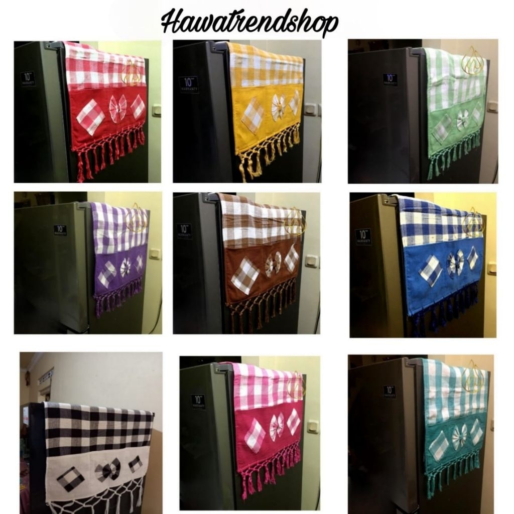 Jual Cover kulkas/Taplak kulkas pita tenun Rumbai terlaris | Shopee ...