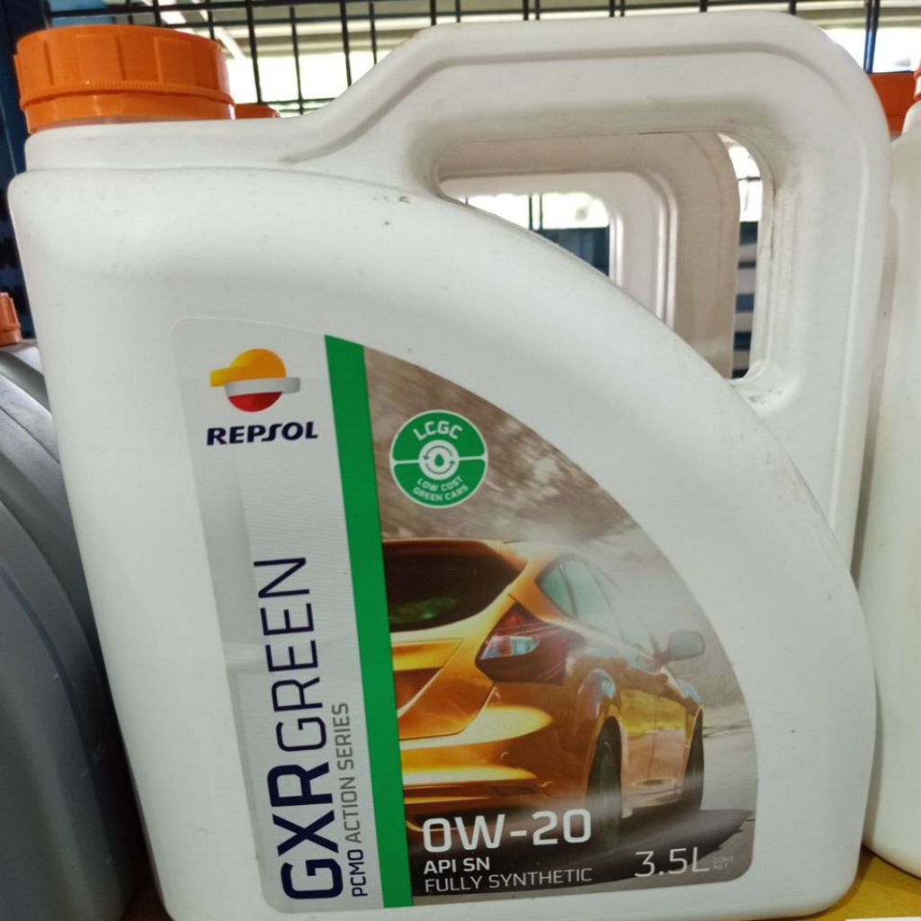 Jual OLI MESIN MOBIL REPSOL GXR GREEN 0W-20 3,5L | Shopee Indonesia