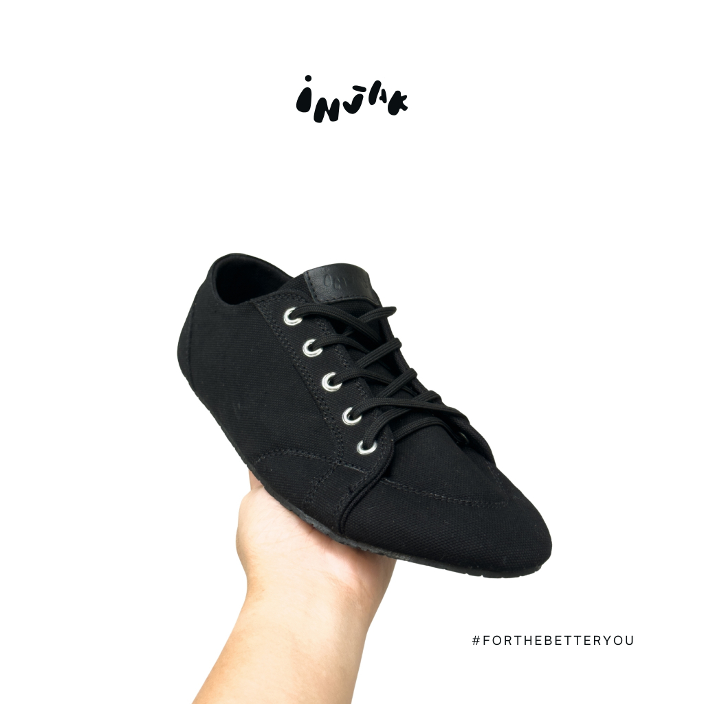 Jual Injak Flex Reborn – Black on Black Sepatu Barefoot Shoes Gym ...