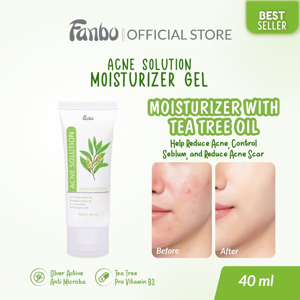Jual Fanbo Acne Solution Moisturizer Gel 40ml | Shopee Indonesia