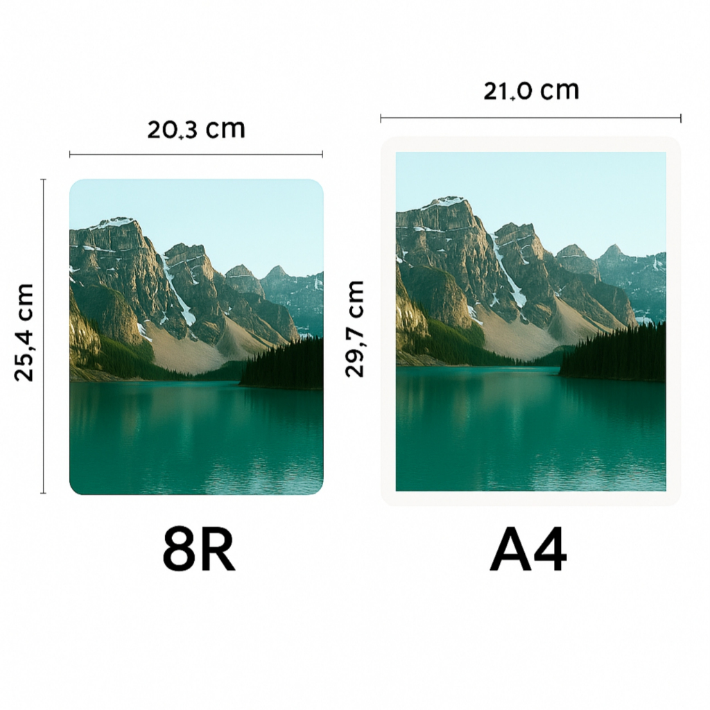 Jual Cetak foto ukuran 8R dan A4 plus laminasi glossy, gramasi 260 ...