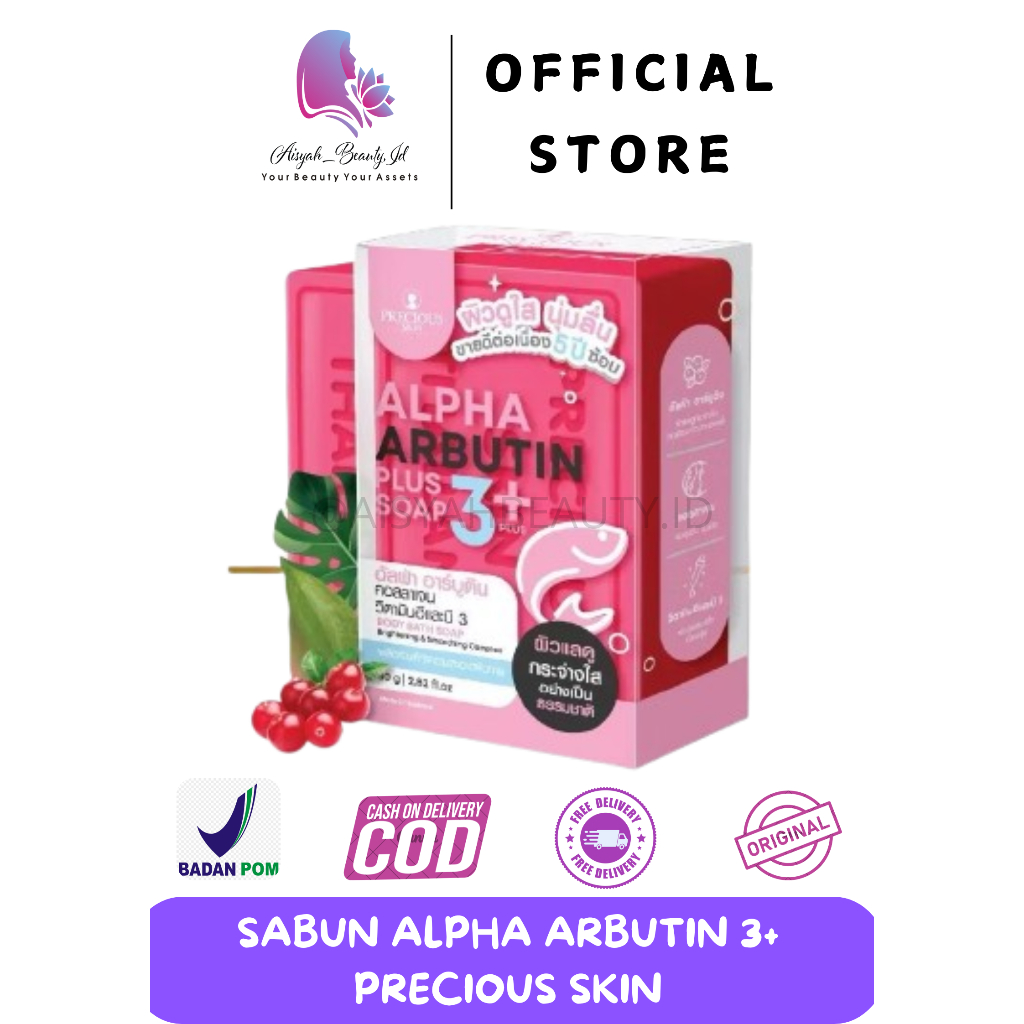 ALPHA ARBUTIN 3+ SOAP | ALPHA ARBUTIN 3 PLUS COLLAGEN WHITENING SOAP | SABUN ALPA ARBUTIN | SABUN ALPA ARBUTIN VIRAL