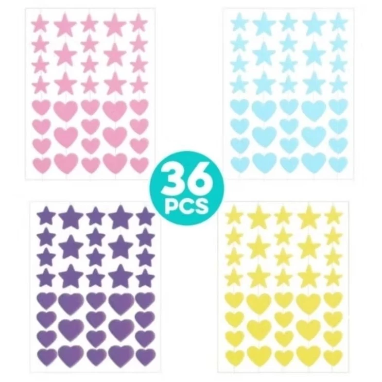 Acne Patch Motif Star & Love