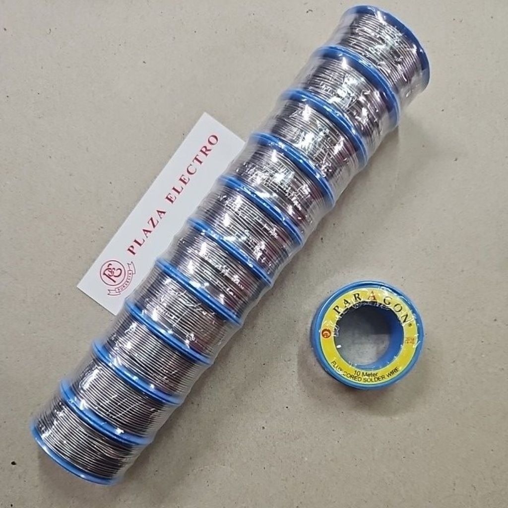 Jual 10 PCS TIMAH SOLDER PARAGON ROLL KECIL 10 METER 60/40 - 0.8mm ...