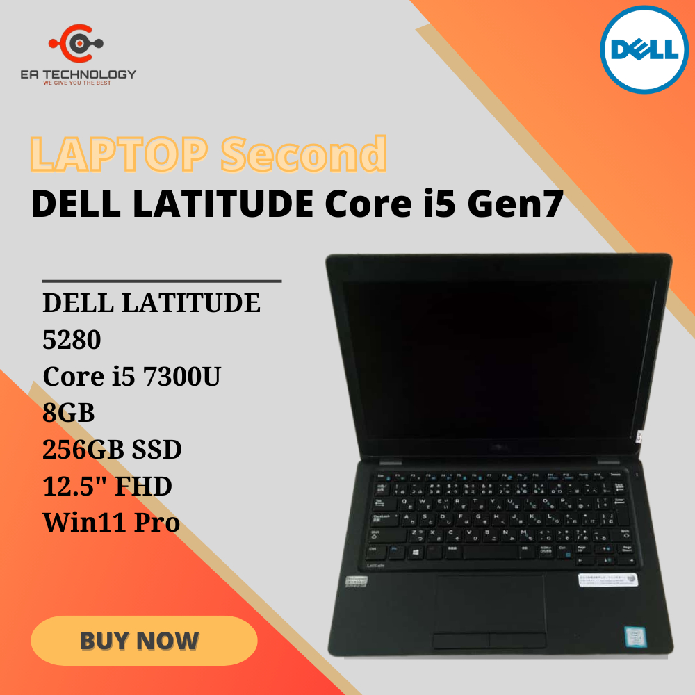 Dell Dell Latitude 5280 I5-7300U 8GB 240GB SSD 1366x768 Klasa A Windows 10 Professional Torba Mysz 8903086