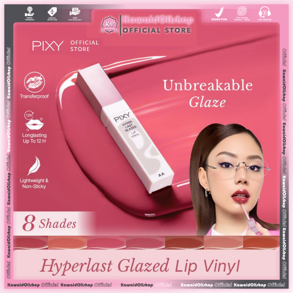 Jual PIXY Hyperlast Glazed Lip Vinyl | Shopee Indonesia