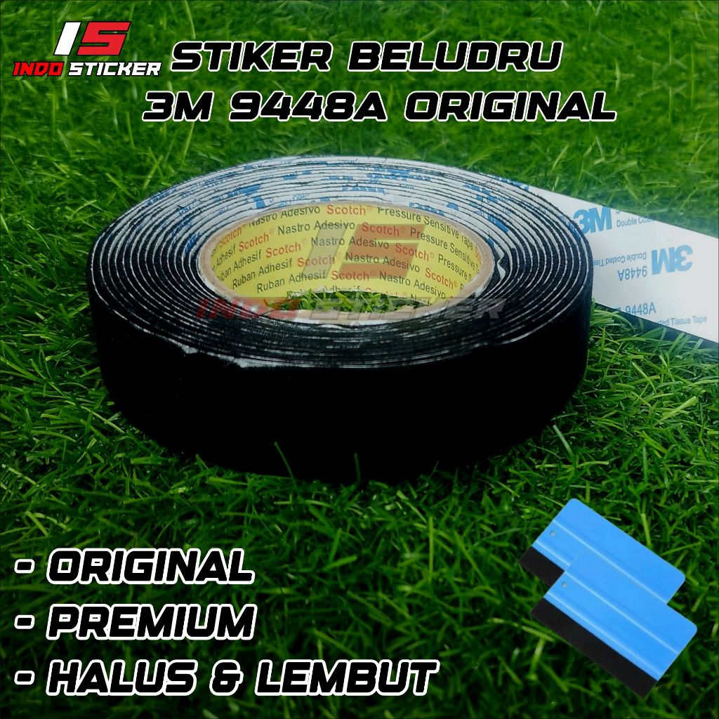 Jual Sticker Bludru / Beludru 3M 9448A ORIGINAL untuk Pelapis Rakel ...