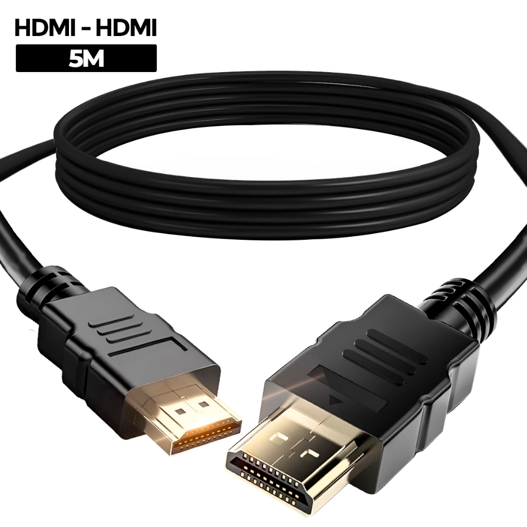 Jual Kabel HDMI to HDMI Support 4K 3D Gold Plate Untuk TV Proyektor PC ...