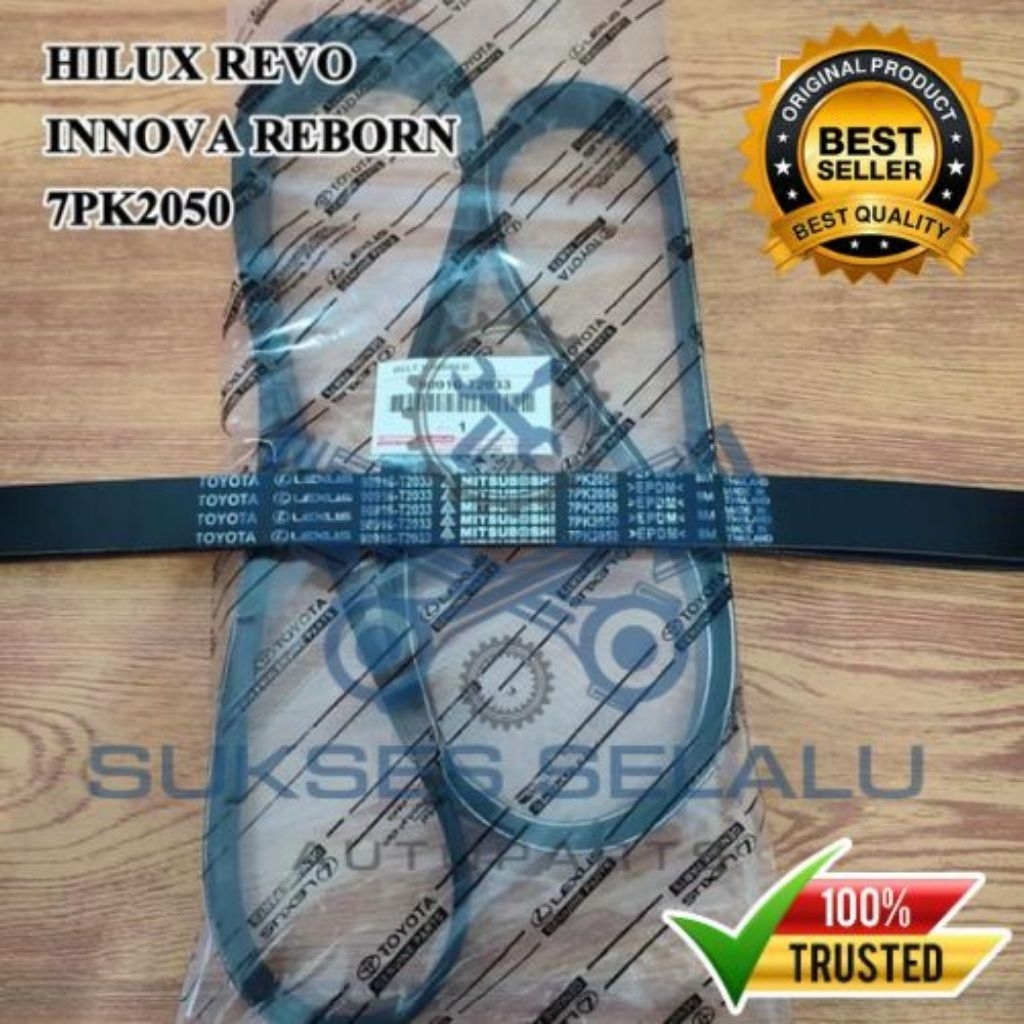 Jual FAN BELT VAN BELT INNOVA REBORN HILUX REVO 2GD 90916-T2033 ...