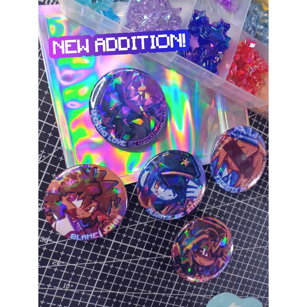 Jual [PINS] 58MM PINS AVAILABLE - Rhayafell - Forsaken Holo Rainbow ...