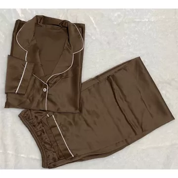 Baju Tidur Wanita Satin L XL Nyaman Lembut