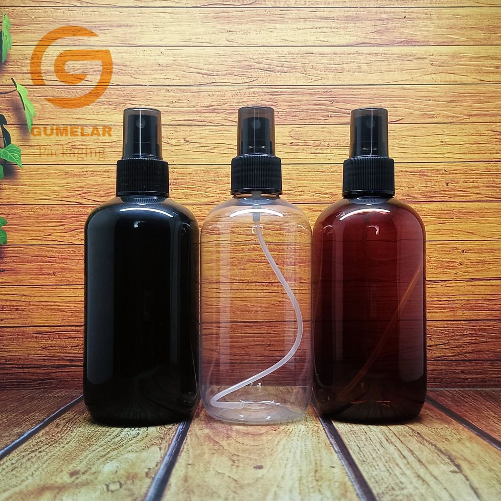 Jual BOTOL SPRAY 250ML SBR VARIAN WARNA SPRAY HITAM SMOKE NECK 24/BOTOL ...