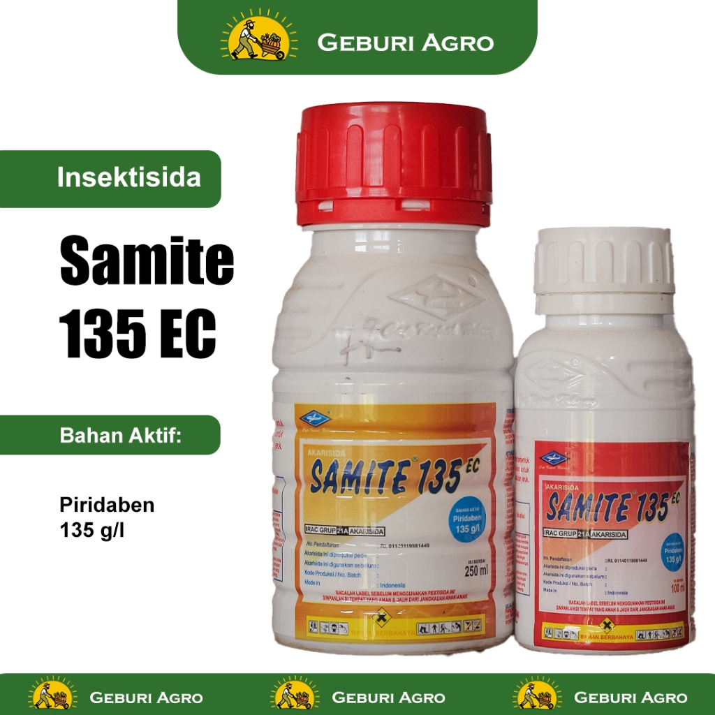 Jual 100ML- INSEKTISIDA SAMITE 135EC PIRIDABEN INSEKTISIDA AKARISIDA ...