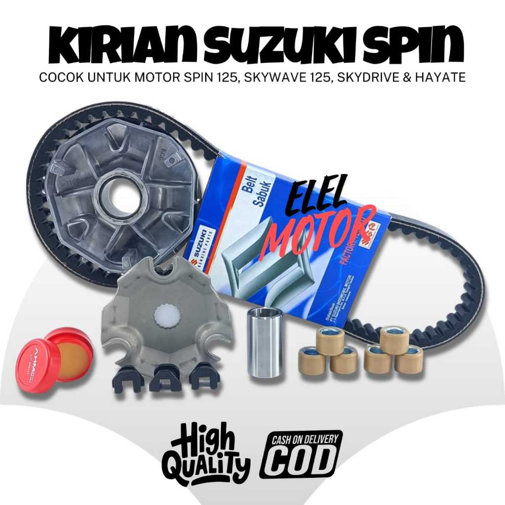 Jual Vanbelt V Belt Rumah Roller Suzuki Spin 125, Skywave 125, Skydrive ...