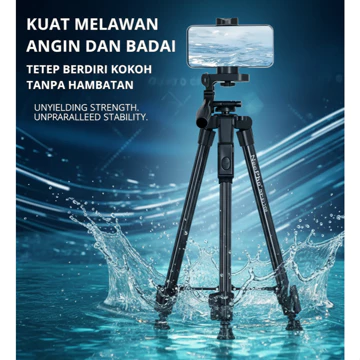 Tripod Profesional NP 3180S Wireless Bluetooth Tripod Selfie Stand Phone Holder Kokoh