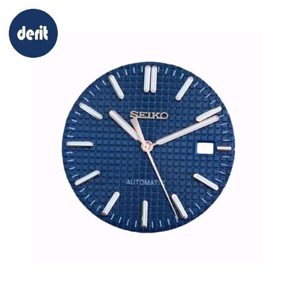 Jual Dial Jam Seikomod Royal Oak Biru Rosegold NH35 NH36 Automatic 31 ...