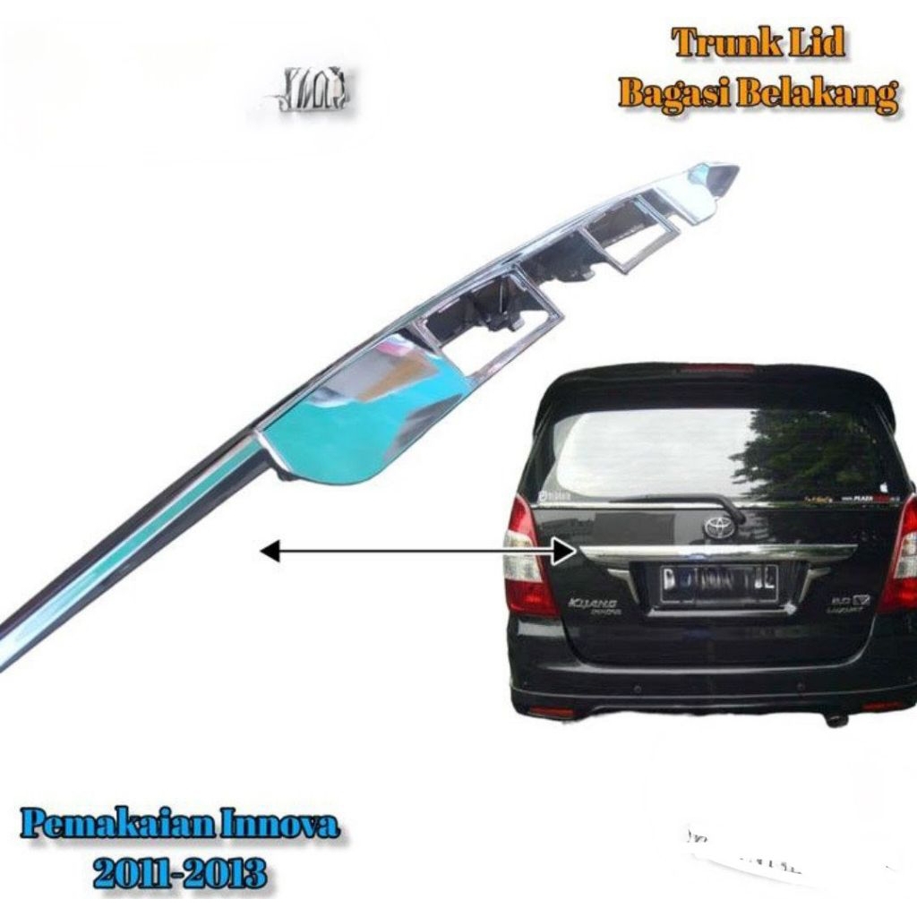 Jual Trunk lid Innova new model original croom model ganti | Shopee ...
