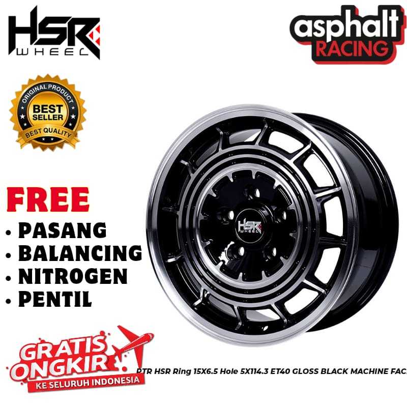 Jual Velg Mobil Rally Look Ring R15 HSR RTR Untuk Luxio Grandmax Apv ...