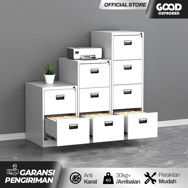 Jual Lemari Laci Susun Rak Laci Filling Kabinet Besi 4 Susun Laci ...