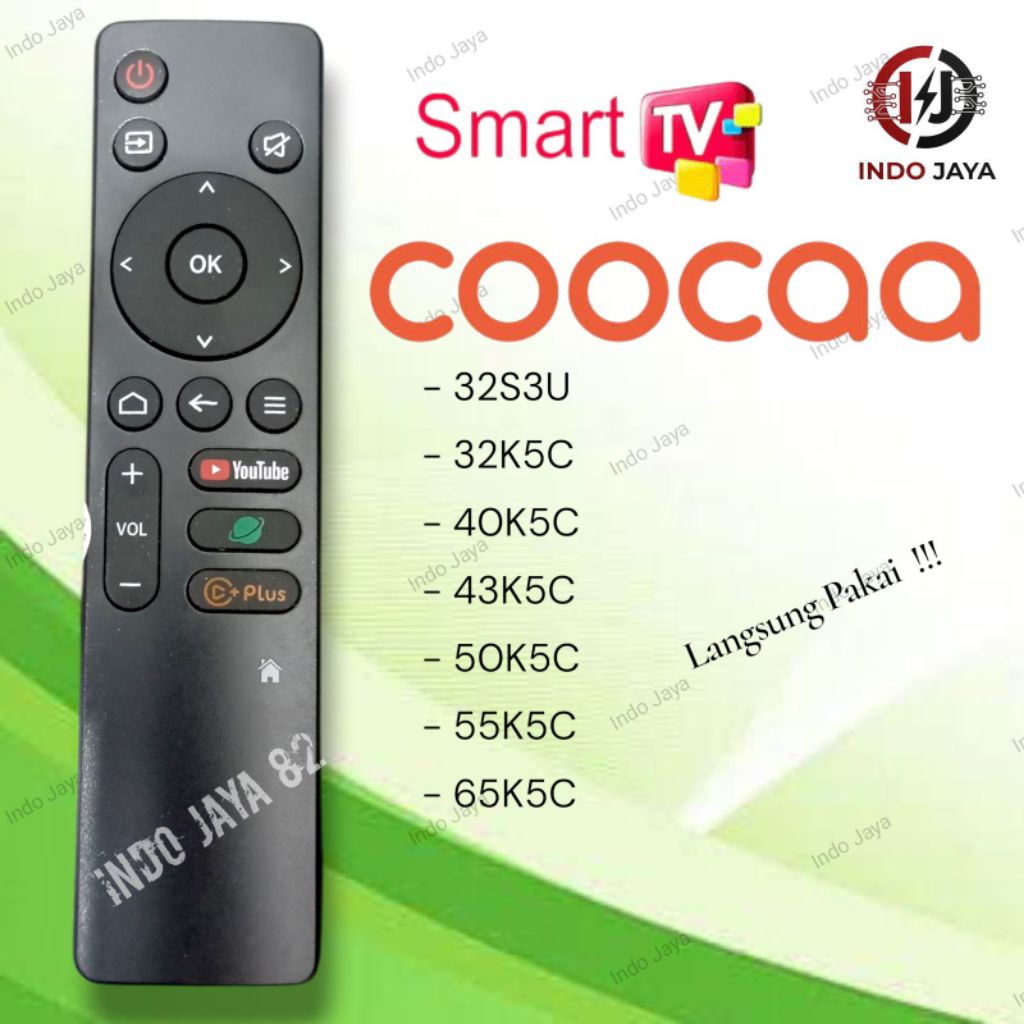 Jual Remot Remote Smart TV Coocaa 32SU Android Coocaa 32S3U 32K5C 40K5C ...