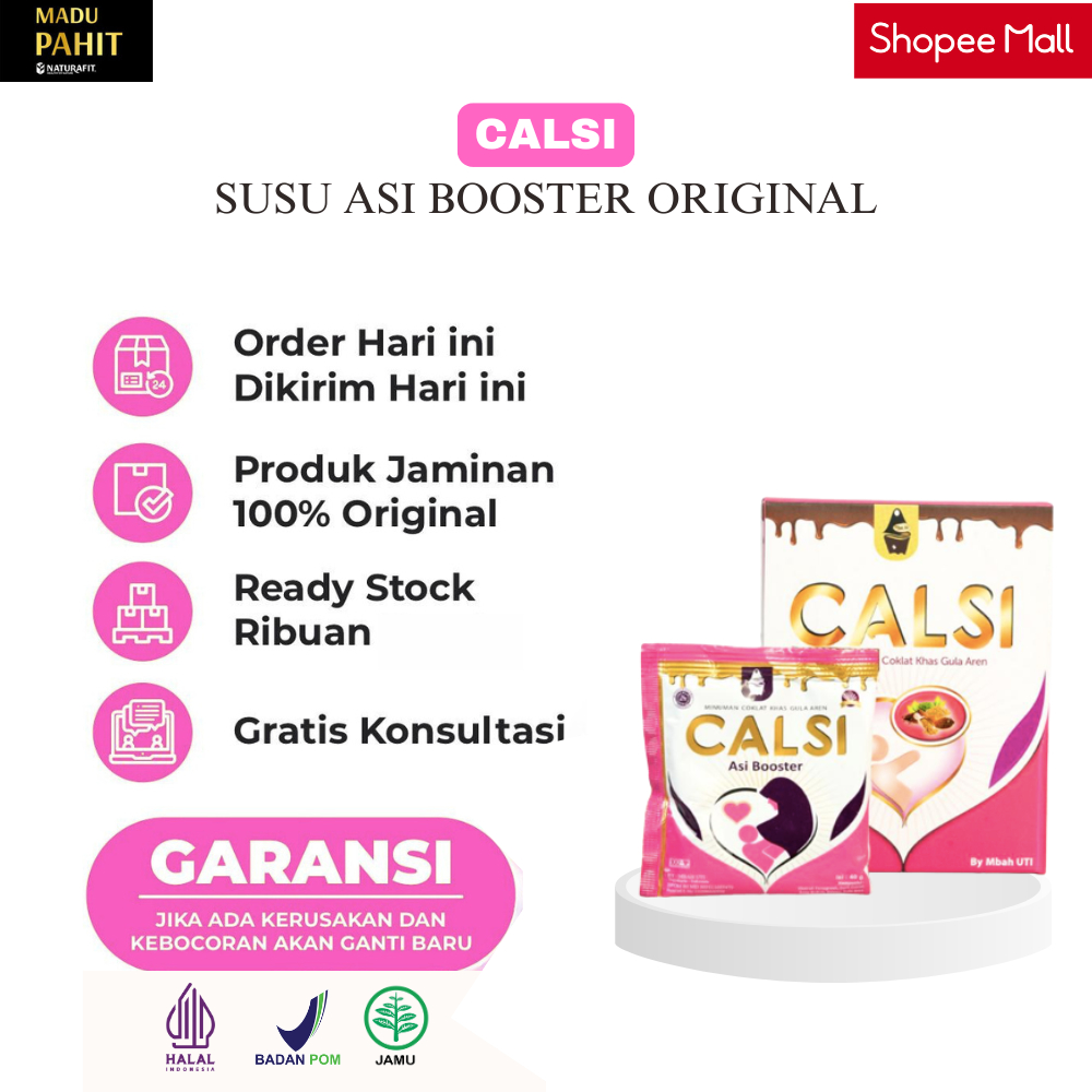 Jual CALSI 200gr Asi Booster Membantu Melancarkan ASI Reaksi Cepat ...