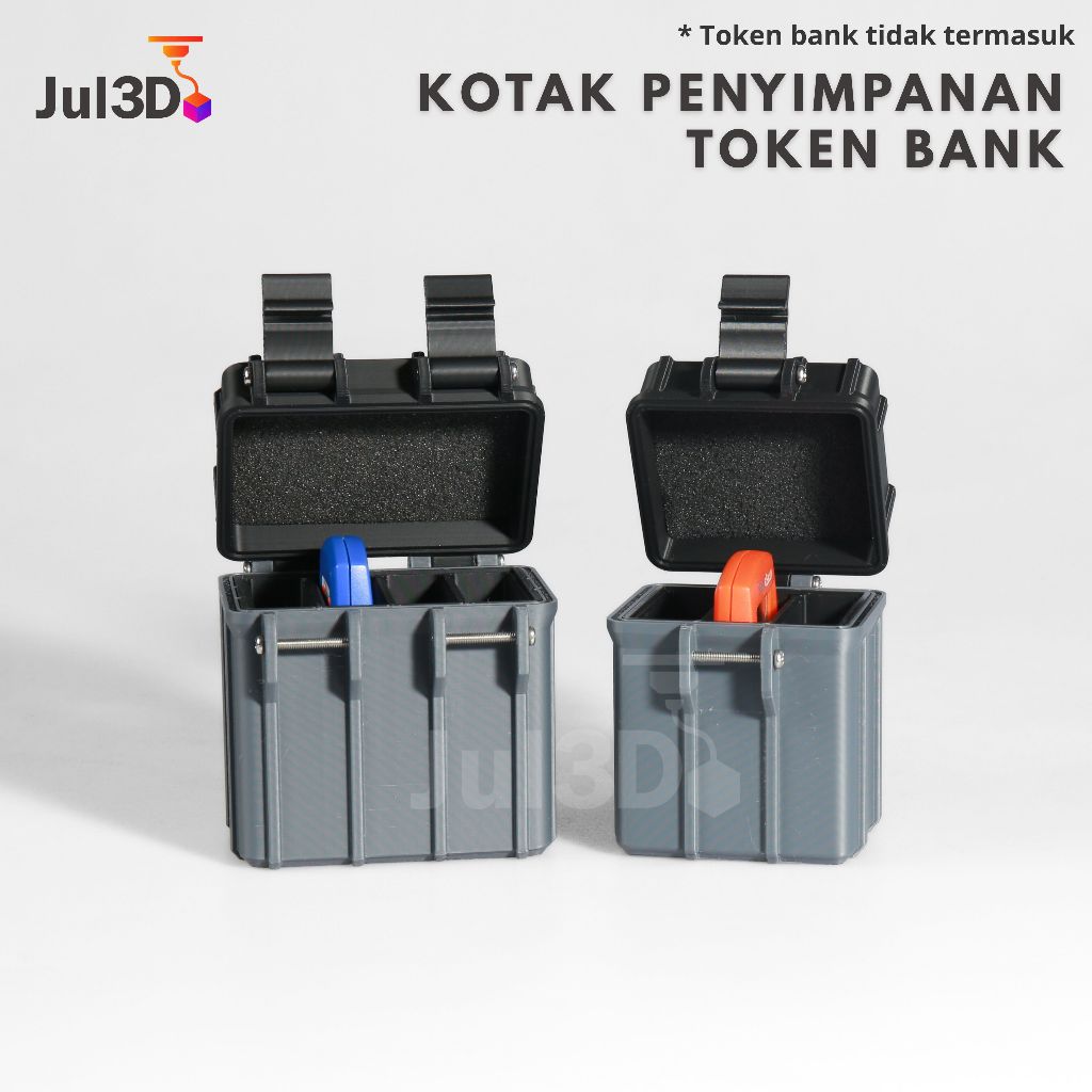 Jual Rugged Box Token Tempak KeyBCA Taktikal Penyimpanan Token Bank BCA ...