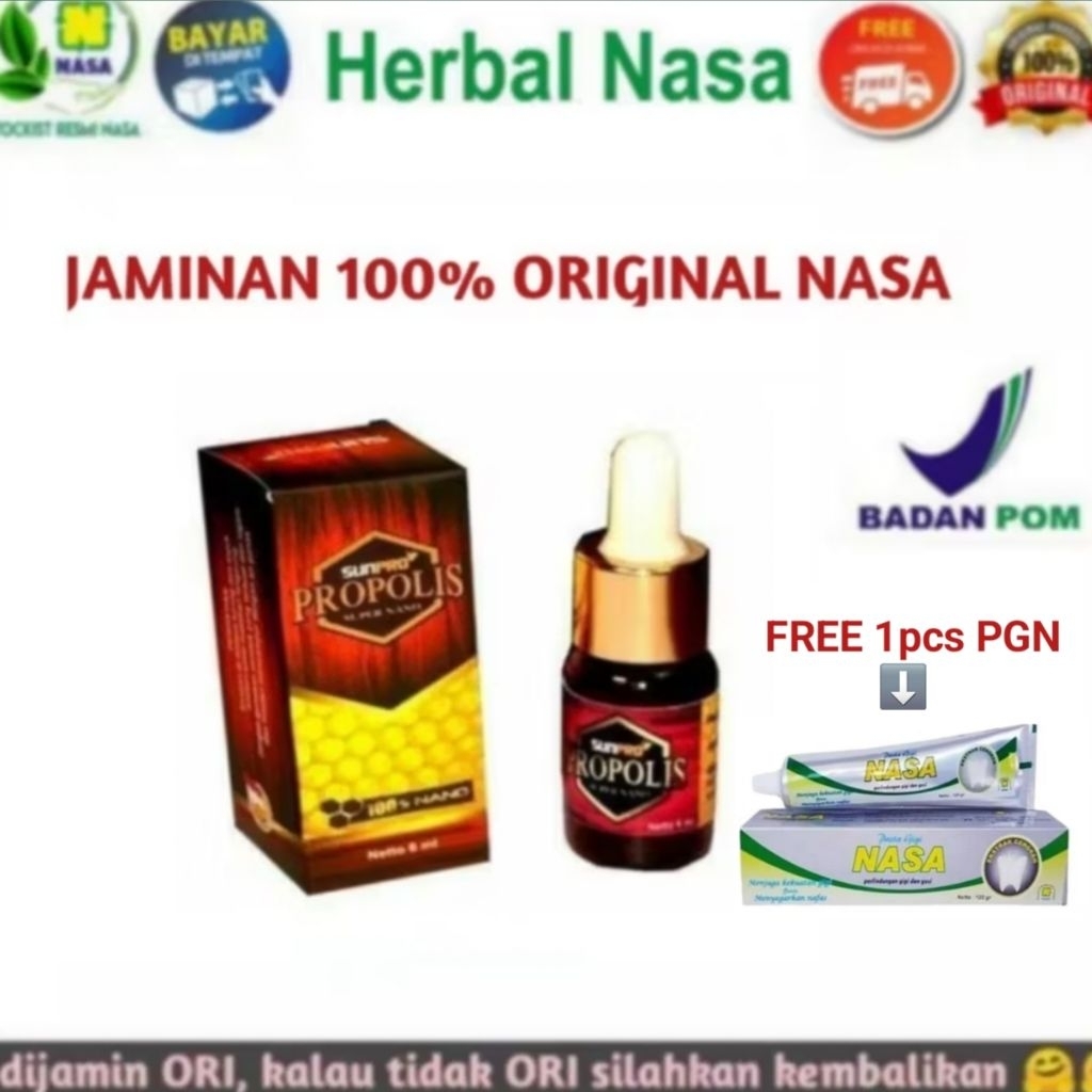 Jual EXP 01-2026 Sunpro propolis NASA original/ grosir nasa/ grosir ...