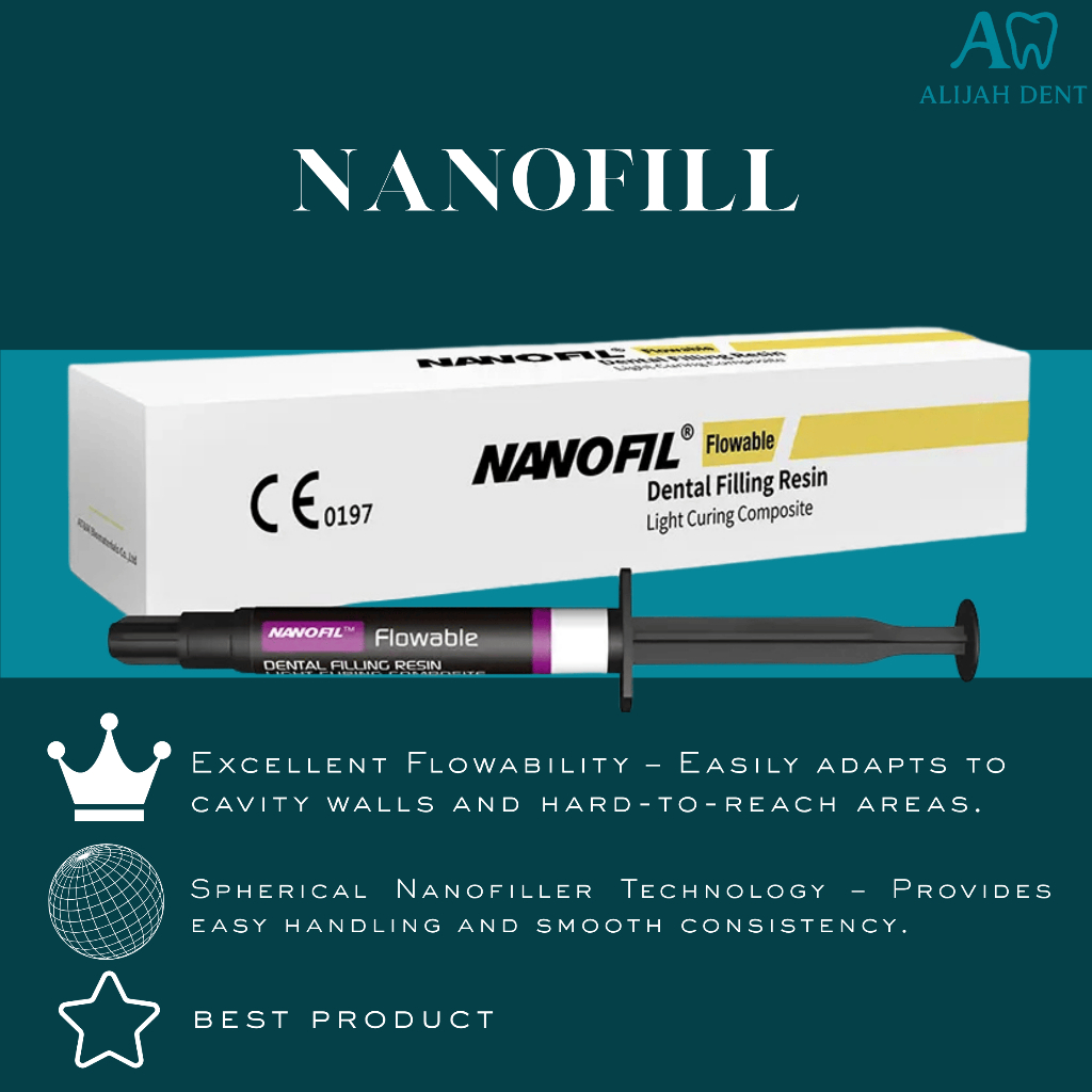Jual AJ Composite Resin flowable Nanofil A1, A2, A3, A3.5 | Shopee ...
