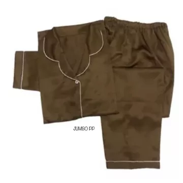 Baju Tidur Wanita Satin L XL Nyaman Lembut
