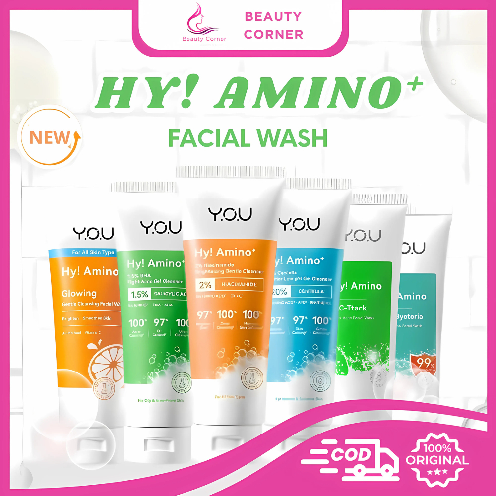 YOU Hy Amino Facial Wash | 100ml | 50ml Y.O.U