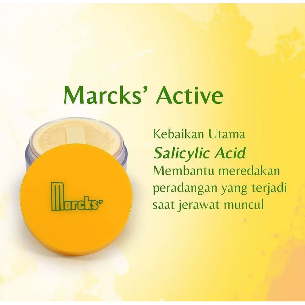Jual marcks active 20gr putih & invisible ED 2027 | Shopee Indonesia