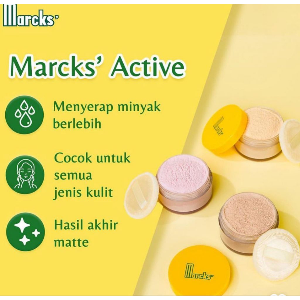 Jual marcks active 20gr putih & invisible ED 2027 | Shopee Indonesia