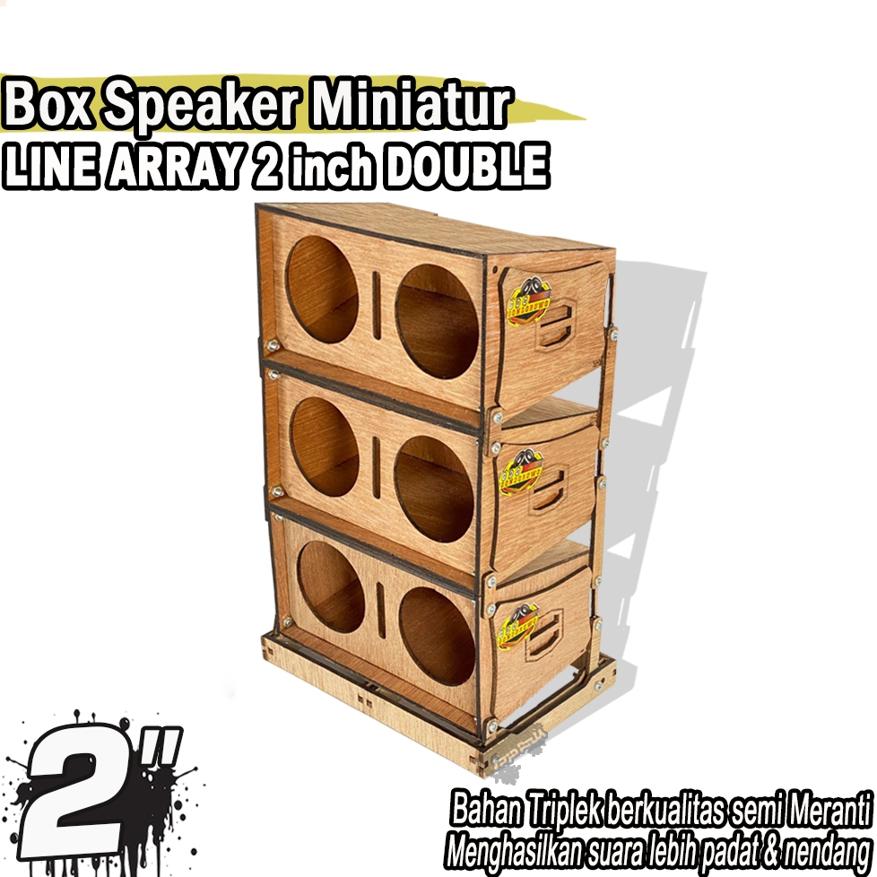 Jual Box Speaker Miniatur Line Array 2 Inch | Shopee Indonesia