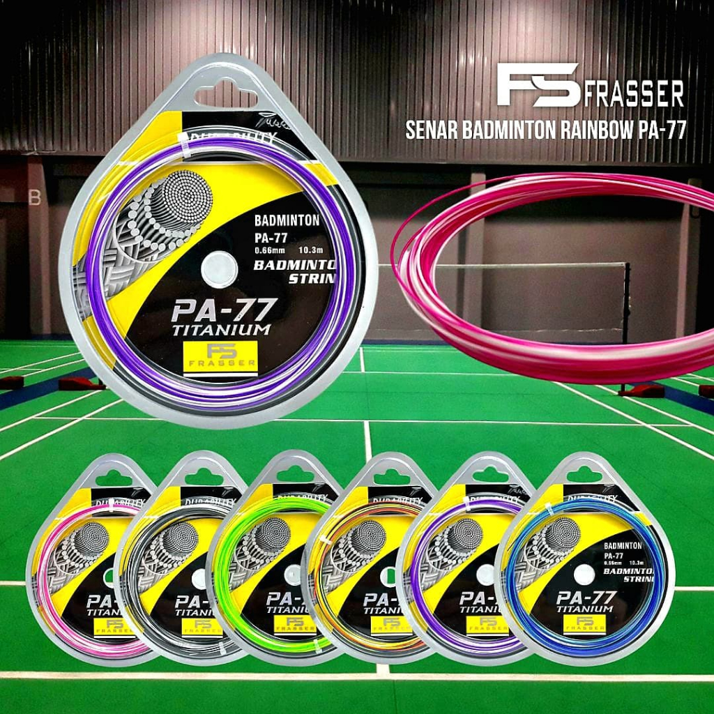 Jual Senar Raket Badminton 77 Rainbow | Shopee Indonesia