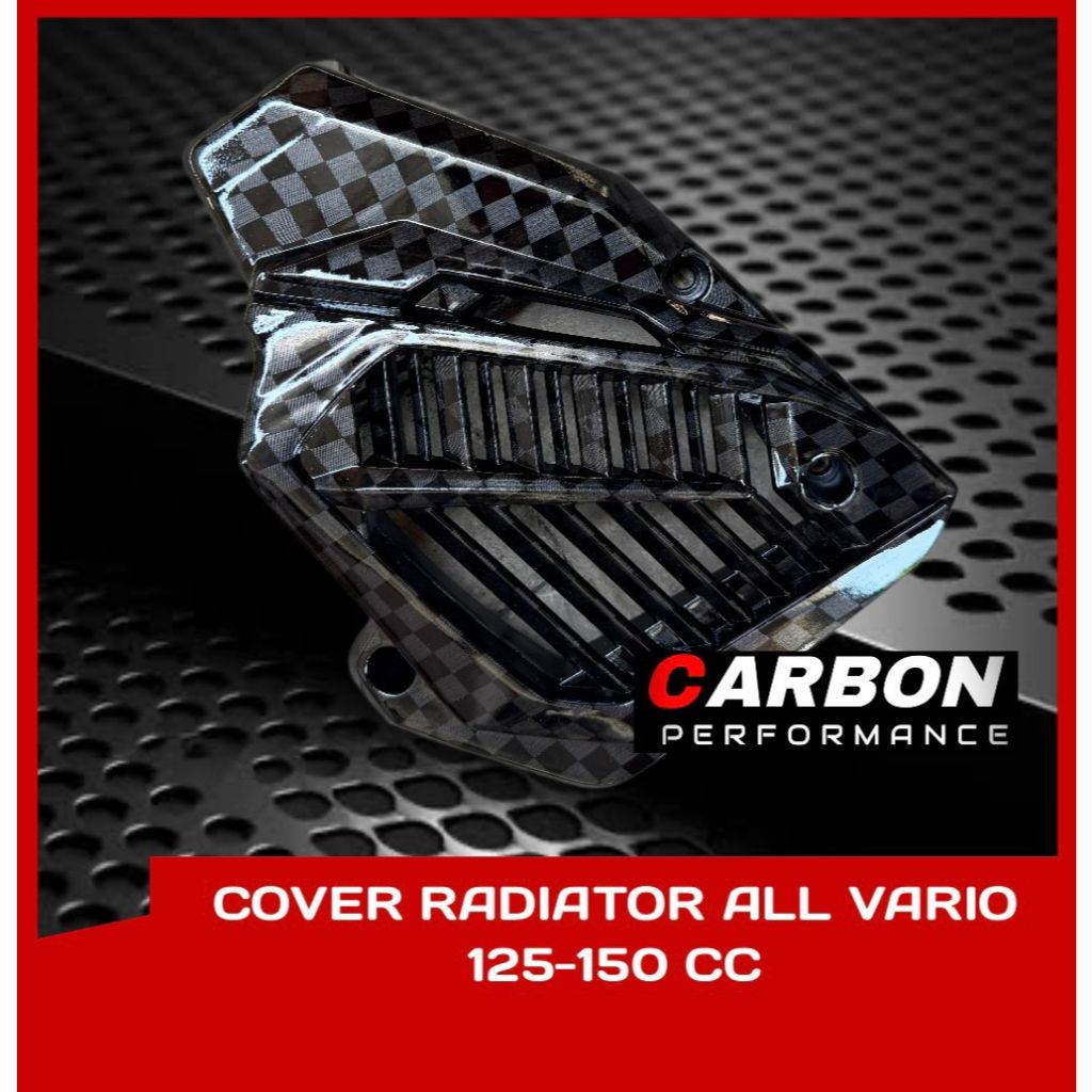 Jual COVER RADIATOR VARIO 125 150 CARBON CATUR COVER FAN RADIATOR ALL ...