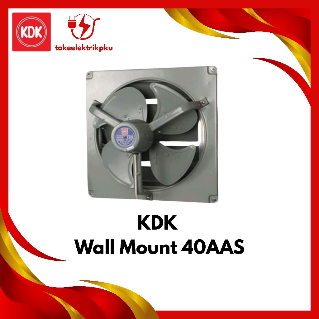 Jual KDK Exhaust Fan Dinding 16 inch 40AAS Kipas Angin Hisap Wall Low ...