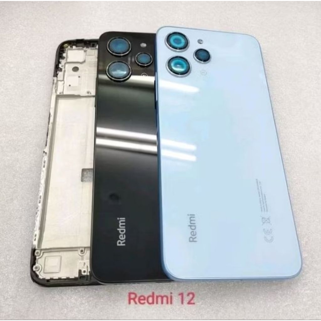 Jual Kesing Housing Casing Full Set Xiaomi Redmi 12 4G BackDoor Tutup ...