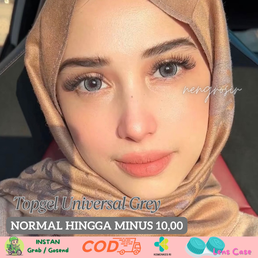 Jual SOFTLENS MINUS BEST SELLER TOP GEL UNIVERSAL GREY || ABU RING 15MM ...